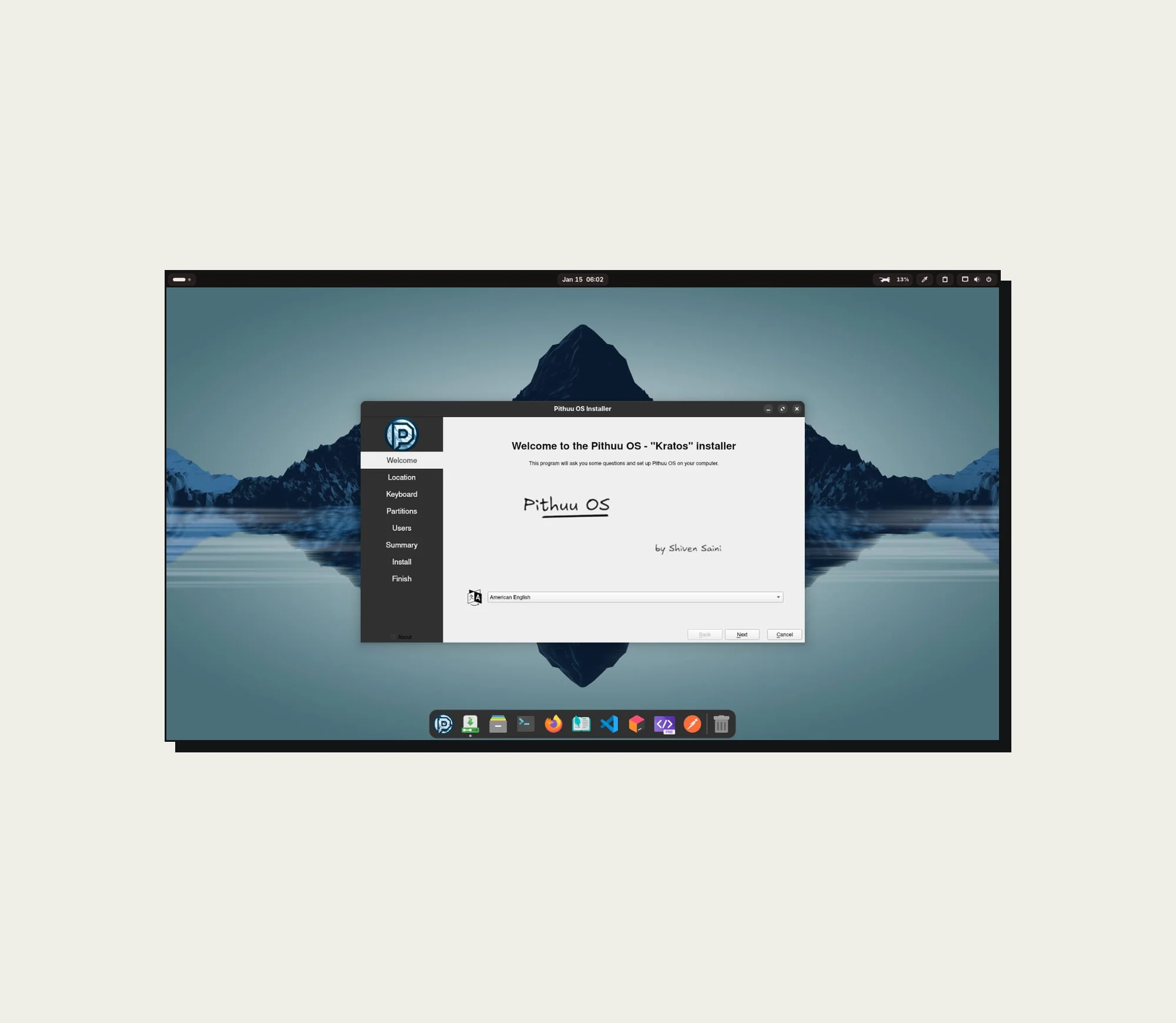 Pithuu OS preview
