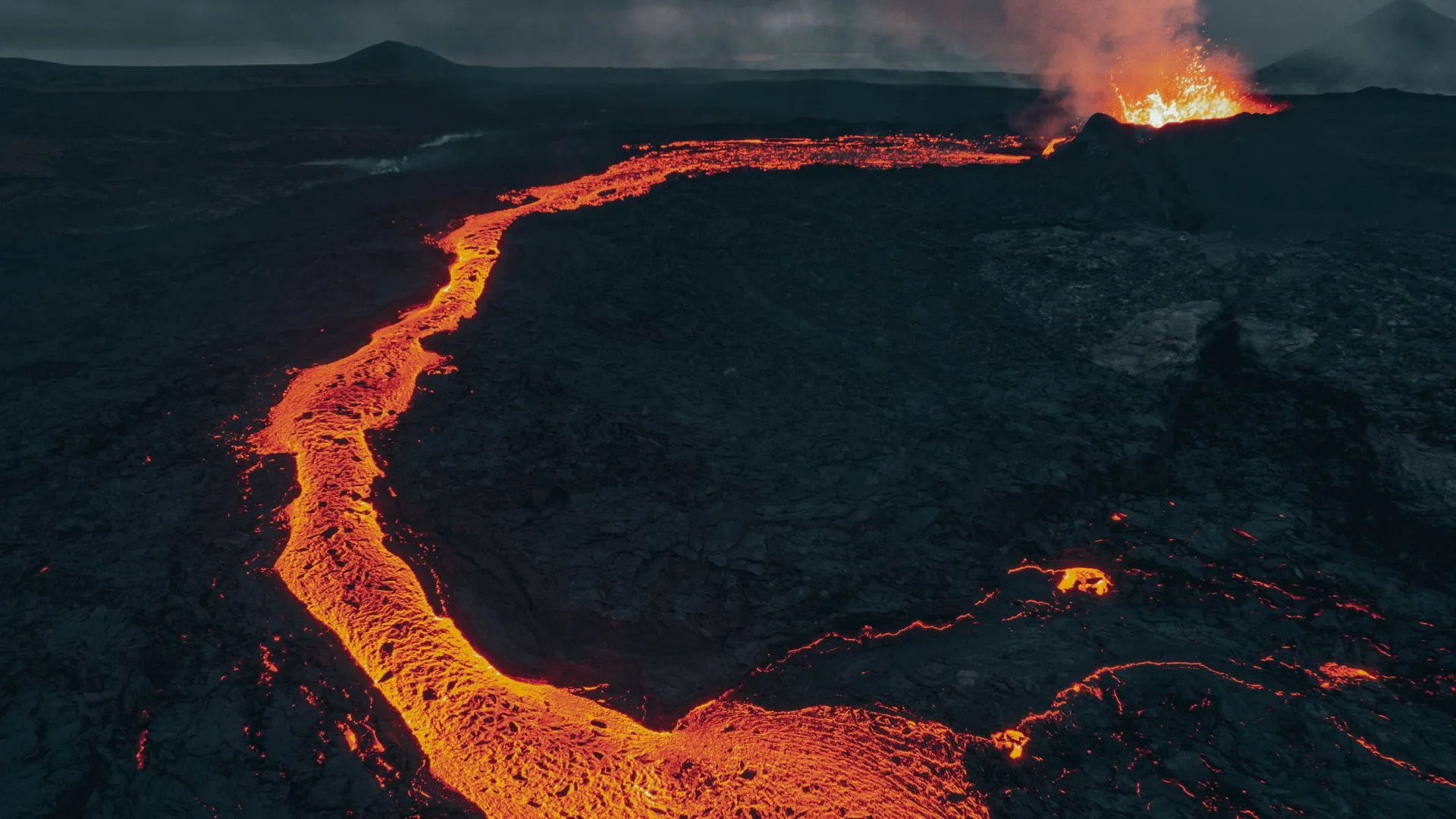A planet still cooling off from its own birth