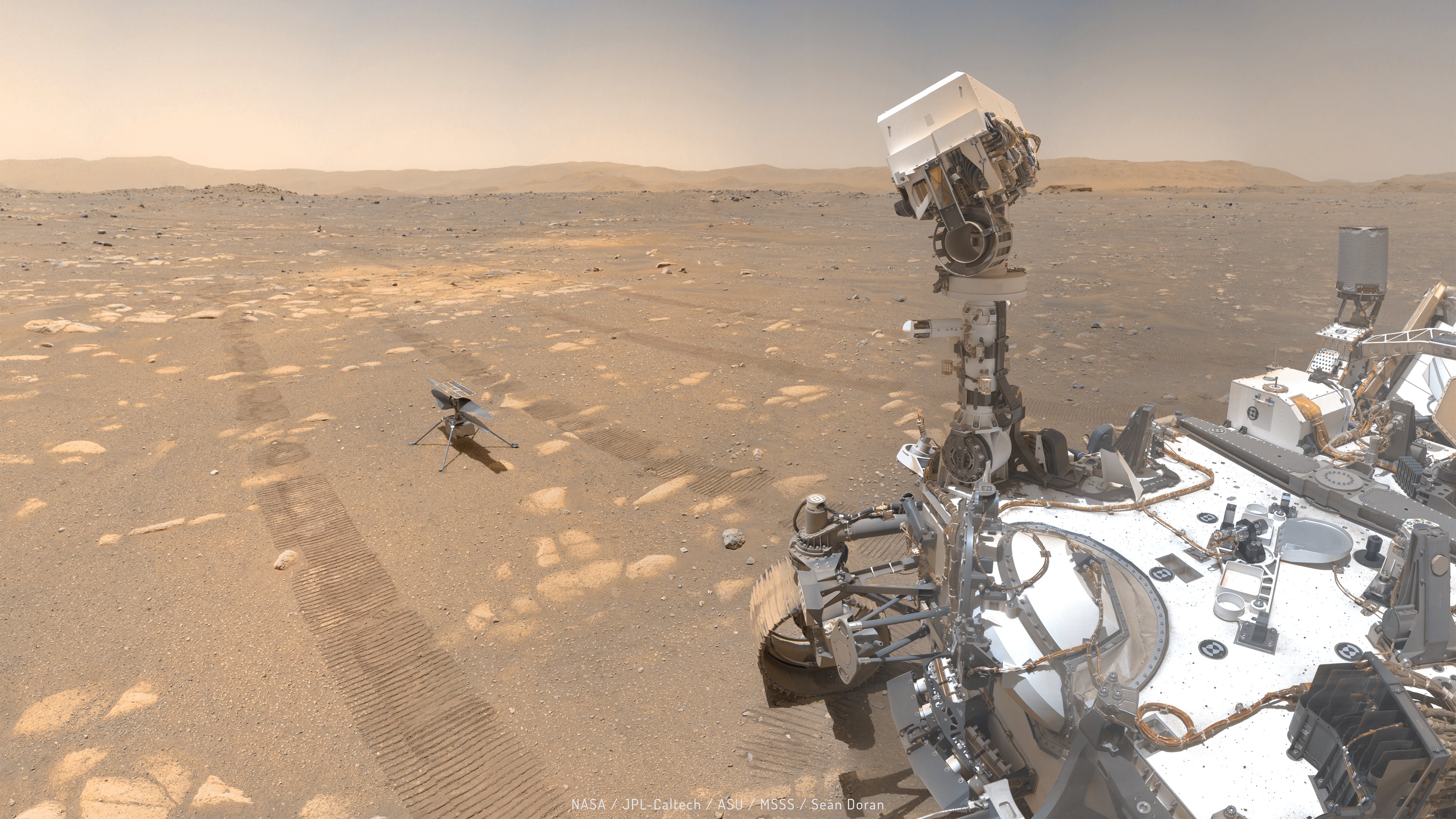 Perseverance Rover on Mars